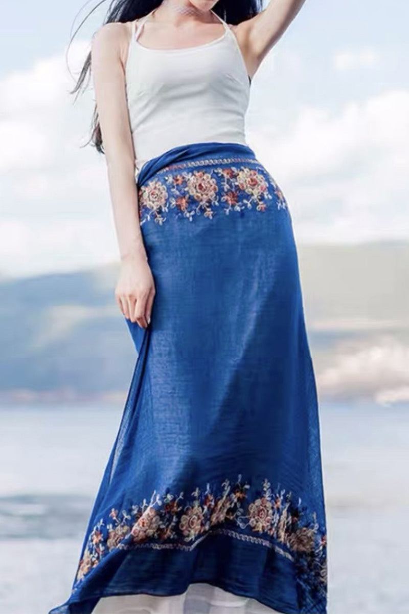 刺繡旅行必備百搭披肩