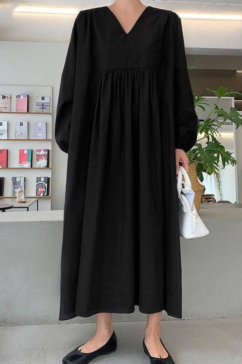 春季中長袖連身裙