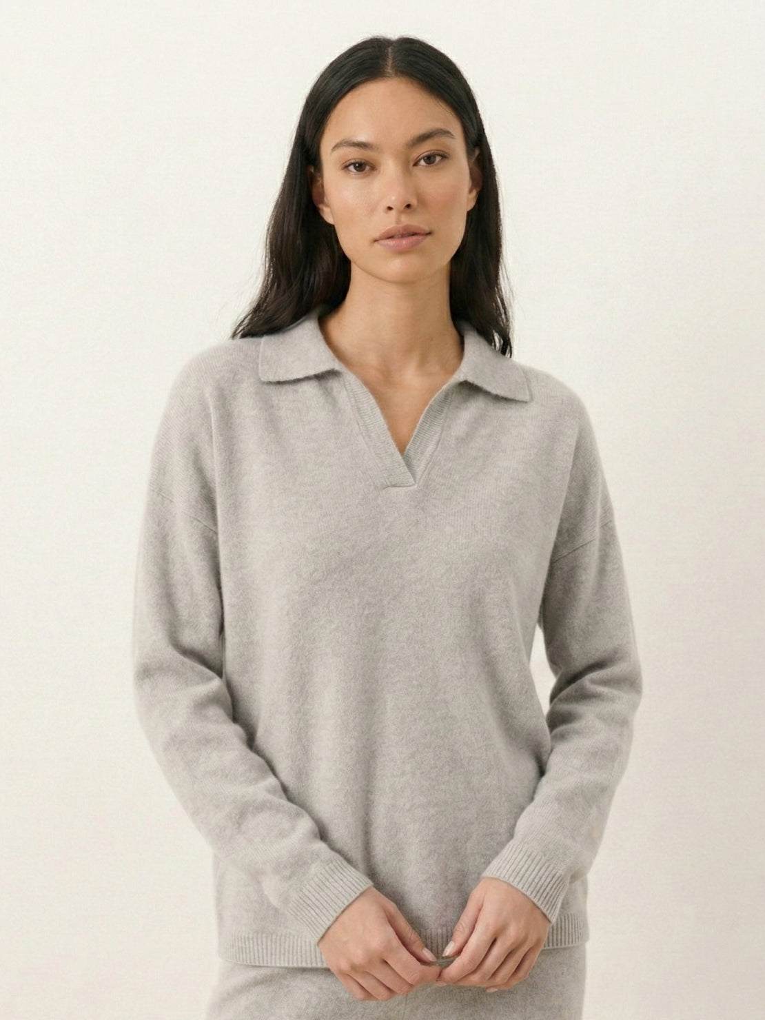 超大 Polo 針織家居服套裝