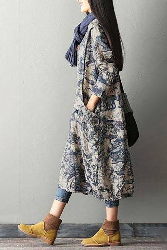 日本瓷器印花洋裝