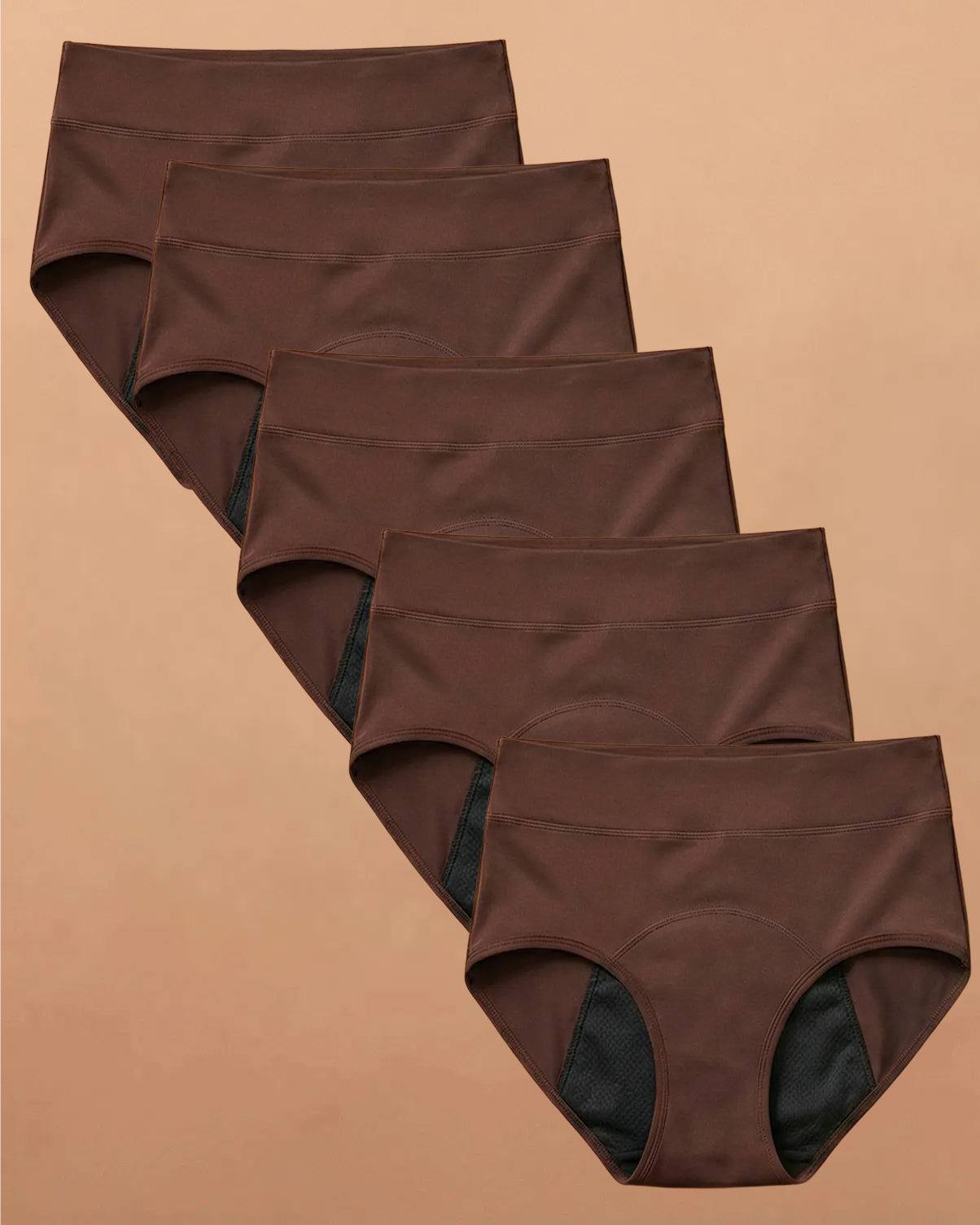Still Her Motion™ ActiveFlex 高效能防漏內衣（5 件裝）