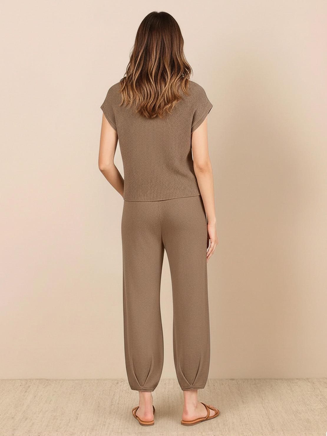 休閒針織兩件套裝