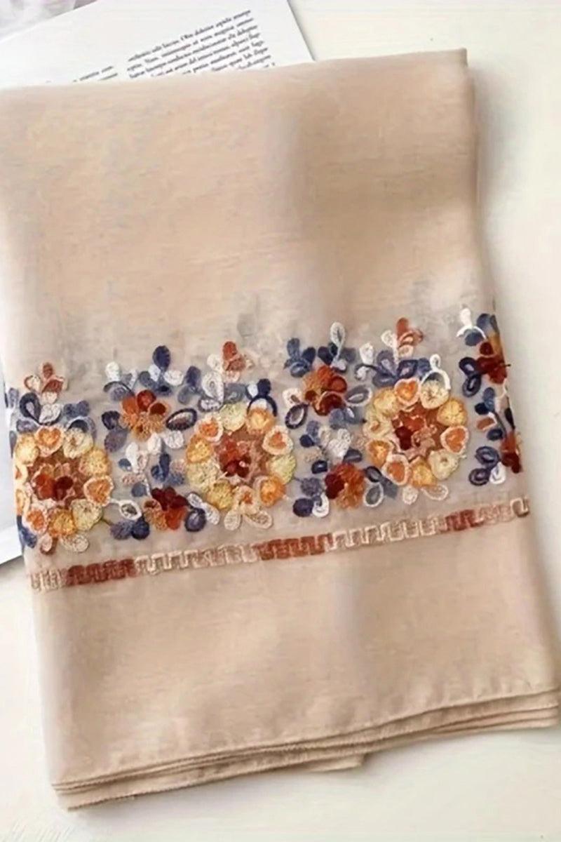 刺繡旅行必備百搭披肩