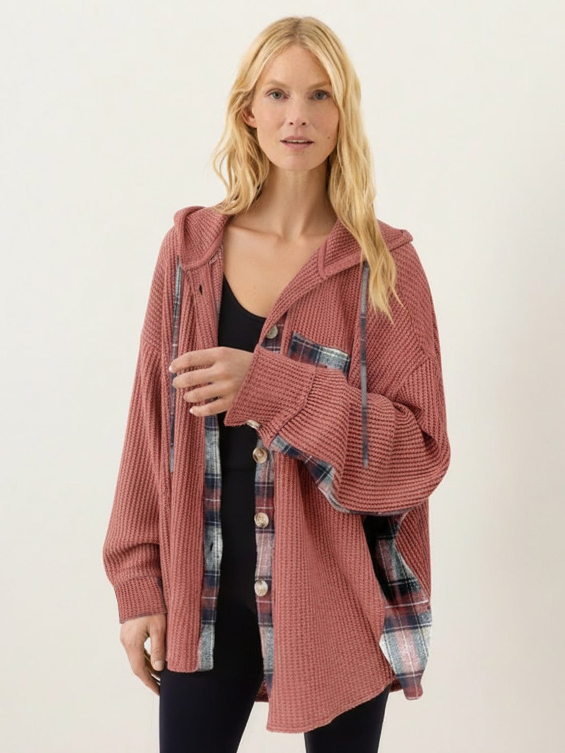 CloudKnit 超大連帽背心