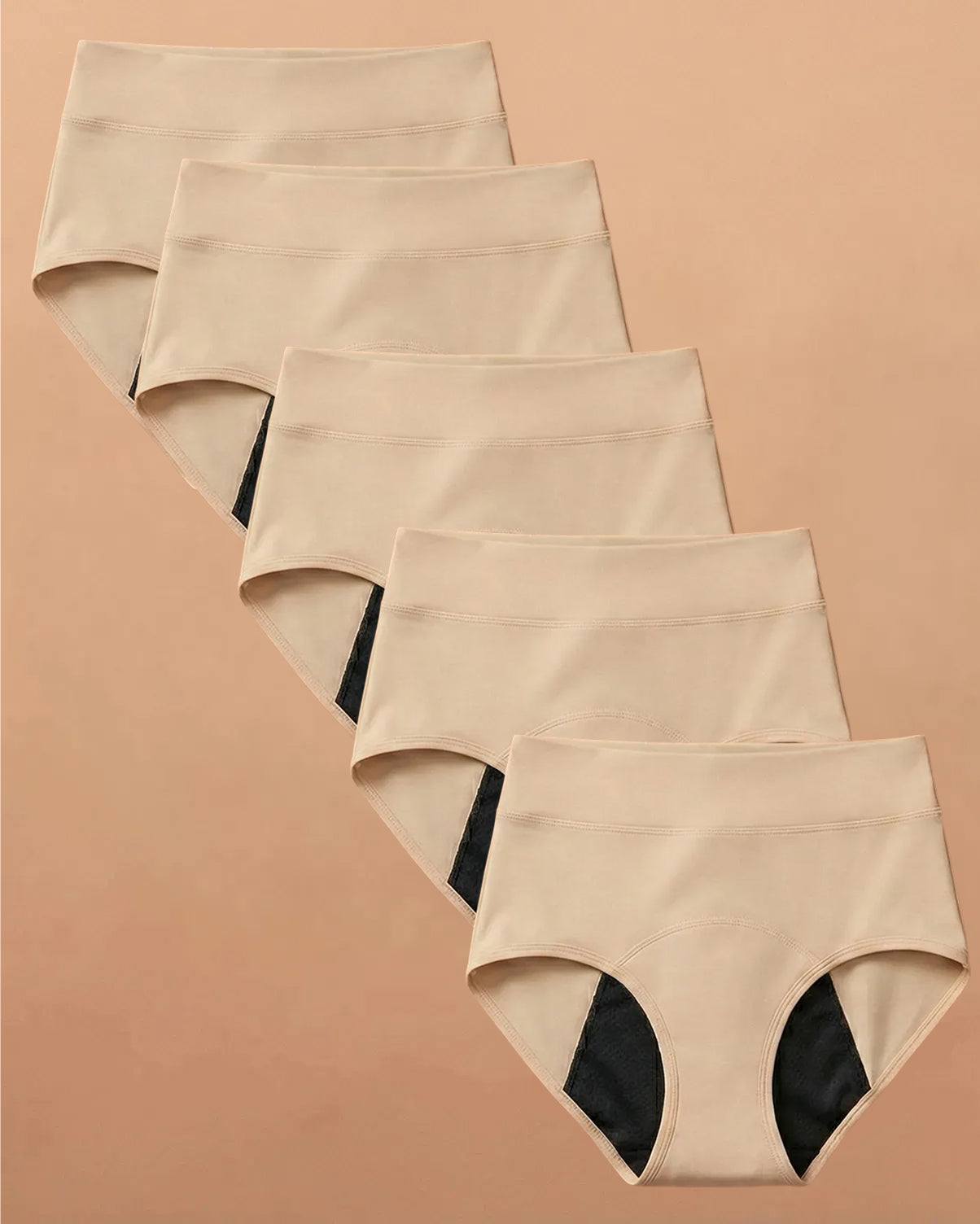 Still Her Motion™ ActiveFlex 高效能防漏內衣（5 件裝）