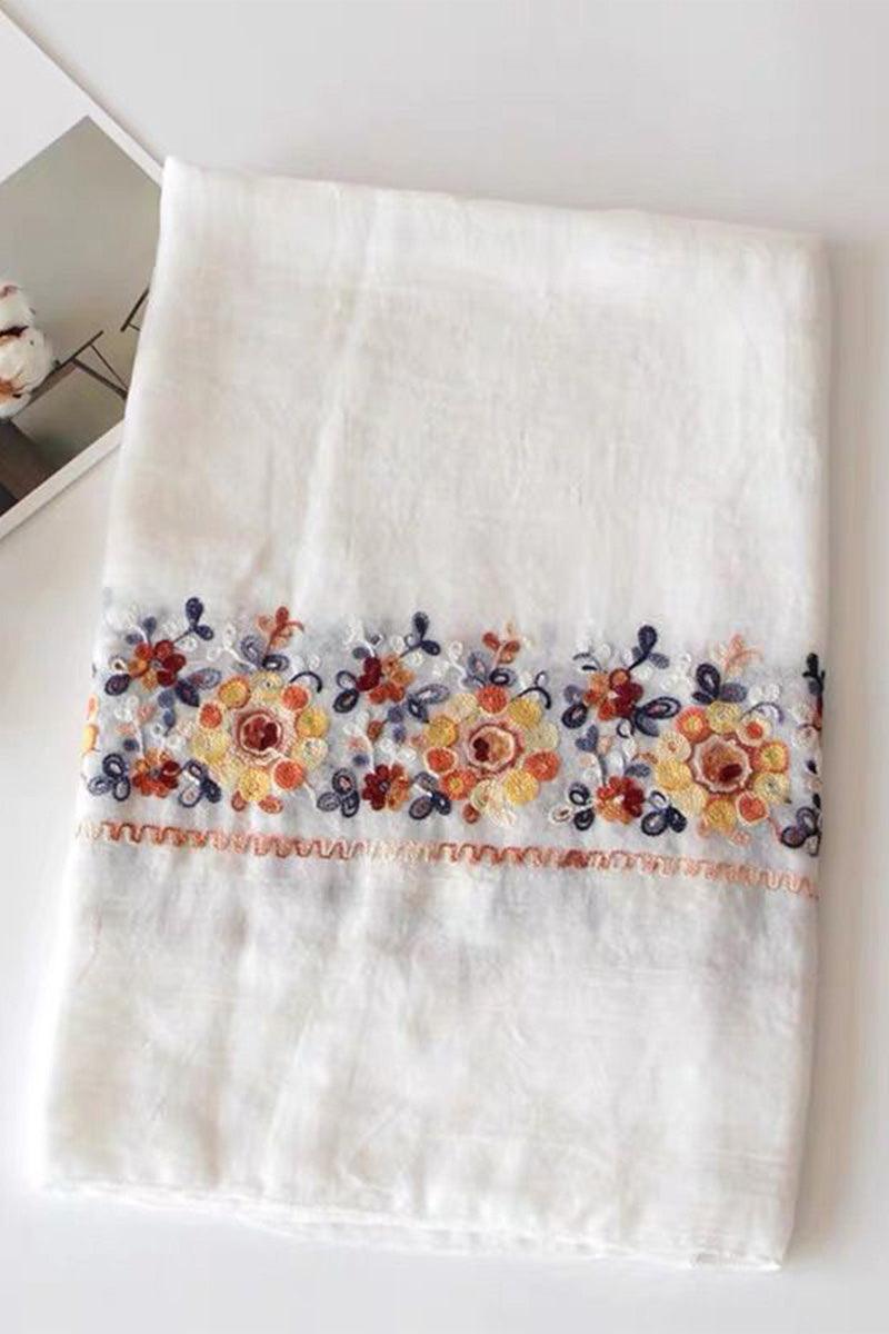 刺繡旅行必備百搭披肩